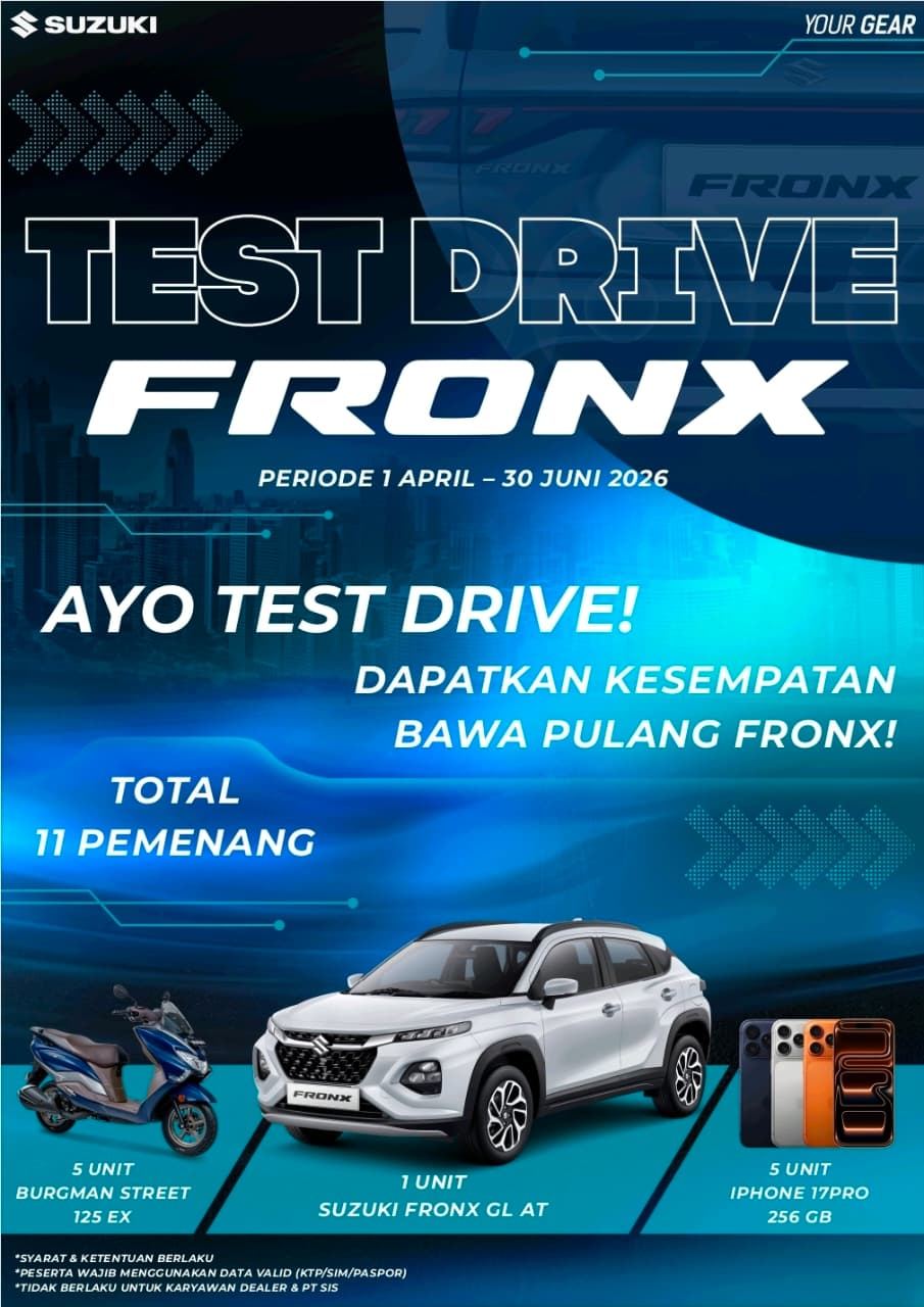 TES DRIVE SUZUKI FRONX : BERHADIAH SUZUKI FRONX